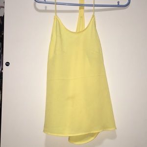 NWT H&M yellow cami